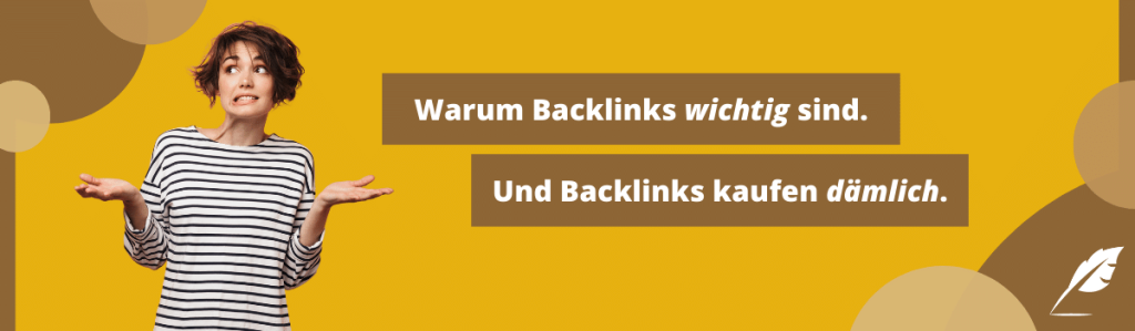 Bild zum Thema Backlink-Aufbau und warum Backlink-Aufbau dazu beiträgt, das Google Ranking zu verbessern.